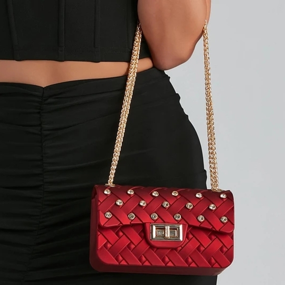 Jelly Quilted Cross-body Purse. - Picture 6 of 6